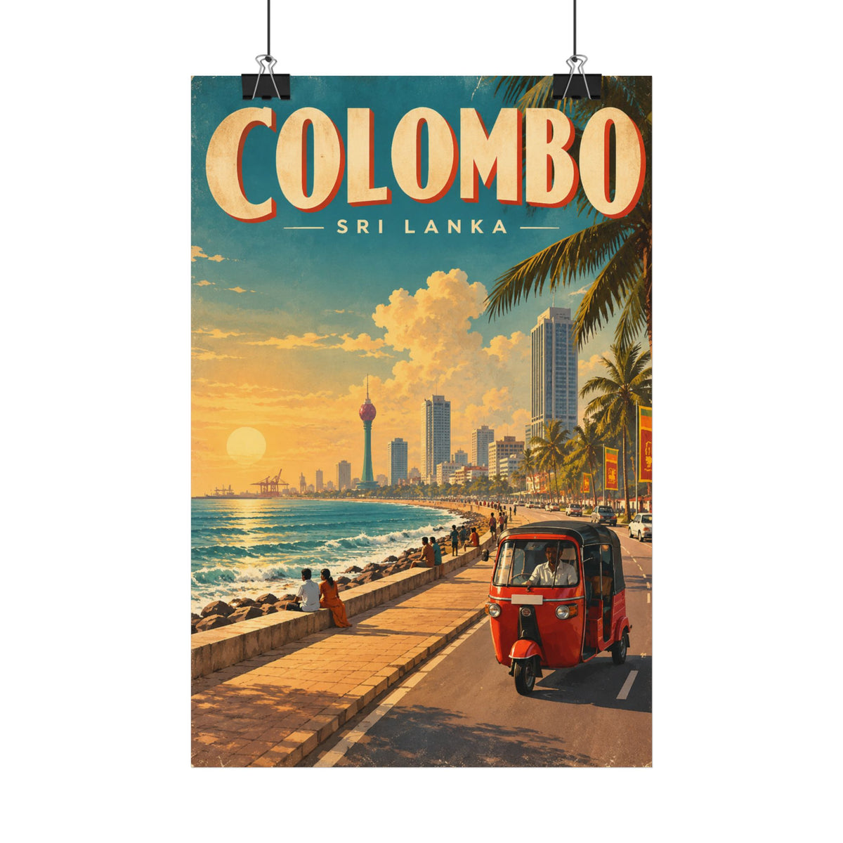 Colombo Sri Lanka Travel Art